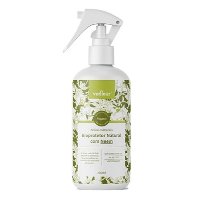 Spray Repelente Bioprotetor Natural Neem para Cães Gatos 200ml Vetfleur