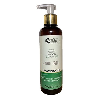 Shampoo para Cães e Gatos Sensíveis 300ml - Bicho Zen
