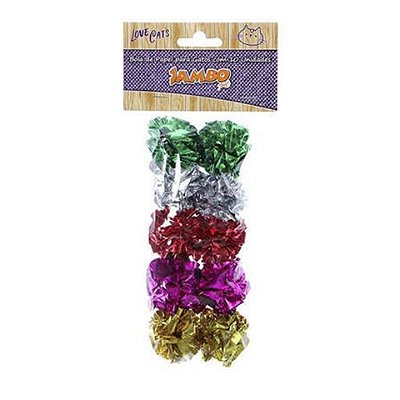 Brinquedo para Gatos Bola Papel 10un Jambo Pet