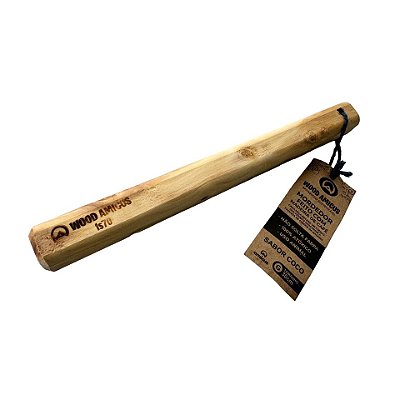 Mordedor Natural para Cachorro Madeira Café G Wood N Pets