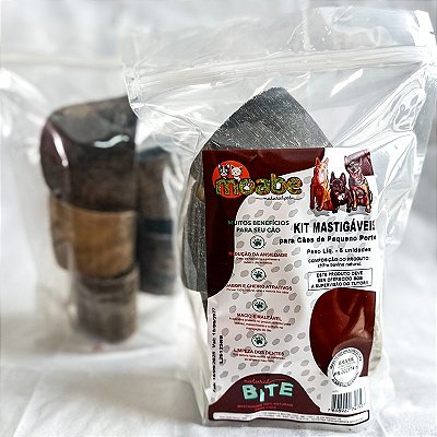 Kit Mastigáveis Naturais para Cães e Gatos de Raças Pequenas 5 Unidades – Moabe