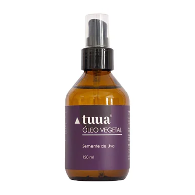 Oleo Vegetal de Semente de Uva para Humanos 120ml - Tuua