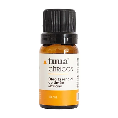 Óleo Essencial de Limao Siciliano para Humanos 10ml - Tuua