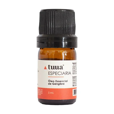 Oleo Essencial de Gengibre para Humanos 5ml - Tuua