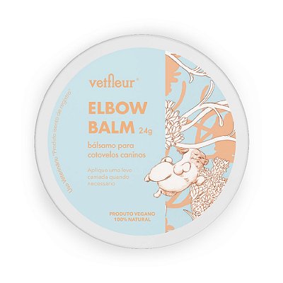 Pomada para Cachorro Bálsamo Natural Cotovelos Elbow Balm 24g Vetfleur