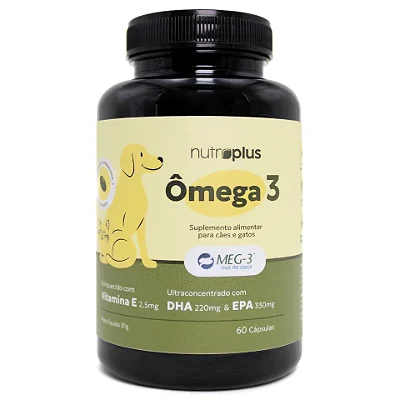 Suplemento Alimentar Omega 3 com 60 cps - Nutroplus