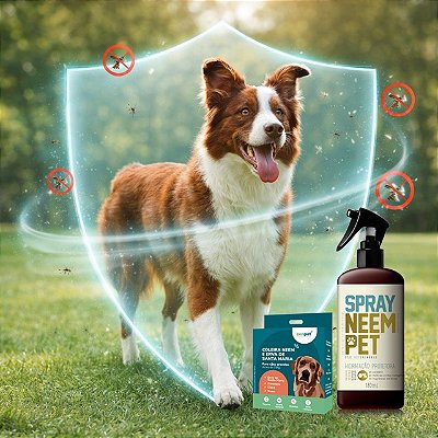 Kit Escudo Natural Essencial Zenpet | Repelente Natural para Cães e Gatos