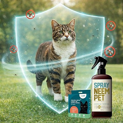 Kit Escudo Natural Essencial Zenpet | Repelente Natural para Cães e Gatos