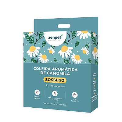 Coleira Aromática de Camomila Sossego - Zenpet