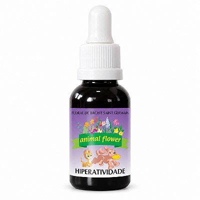 Floral Hiperatividade em Gotas para Cães e Gatos 30 ml | Animal Flower