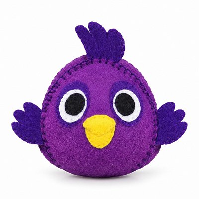 Brinquedo Passarinho Roxo com Catnip para Gatos | Animal Flower