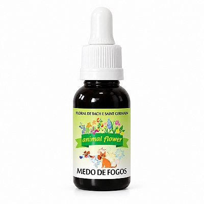 Floral Medo de Fogos em Gotas para Cães e Gatos 30 ml | Animal Flower
