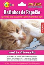 Brinquedo para Gatos Ratinhos de Papelão PetPira