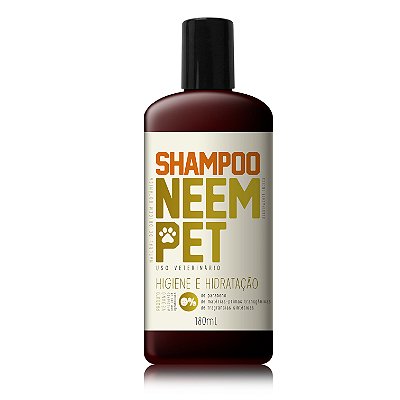 Shampoo para Cachorrro e Gato Natural Neem Pet 180ml Openeem
