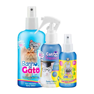 Kit Produtos para Gato Saudável Educado Natural Catmypet