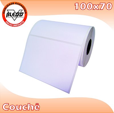 Etiqueta Couchê 100x70 - 10 Rolos