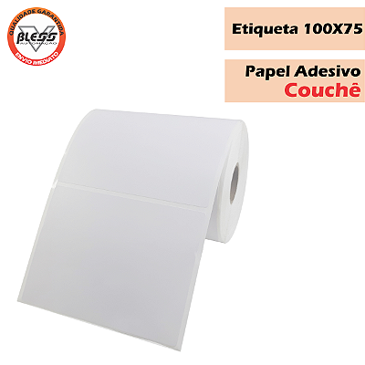 Etiqueta Couchê 100x75 - 10 Rolos