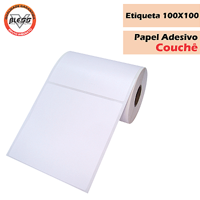 Etiqueta Couchê 100x100 - 10 Rolos