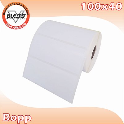 Etiqueta BOPP 100x40 - 10 Rolos