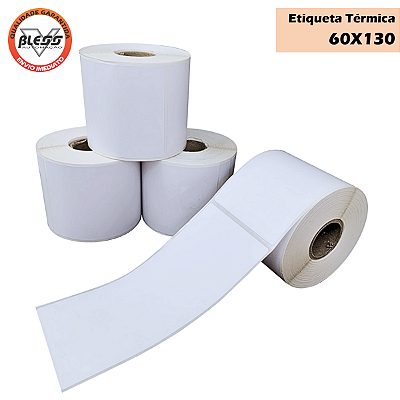 Etiqueta 60x130 Térmica - 16 Rolos - 25 Metros