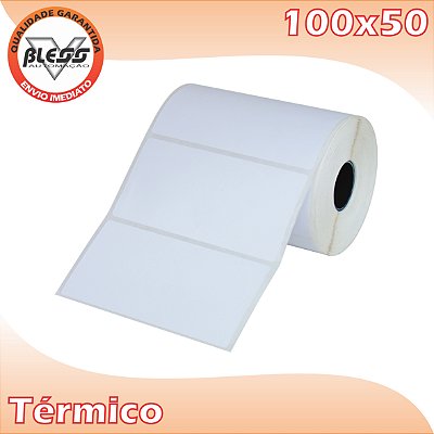 Etiqueta Térmica 100x50 - 10 Rolos
