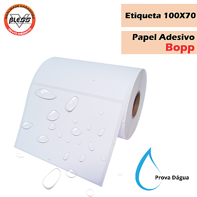 Etiqueta BOPP 100x70 - 10 Rolos