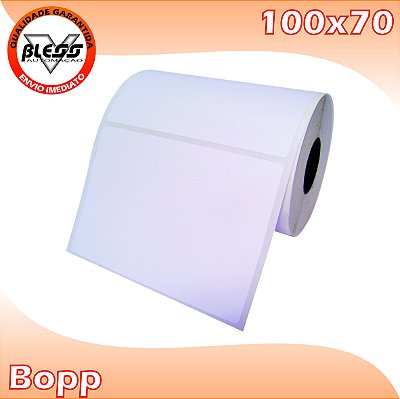 Etiqueta BOPP 100x70 - 10 Rolos