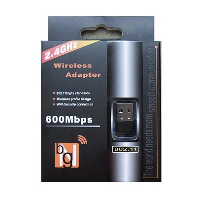 Mini Adaptador Wireless Usb Wifi 600mbps