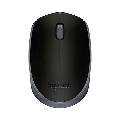 Mouse Logitech M170 Sem Fio Preto E Cinza