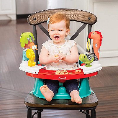 Cadeira Infantino - brincadeira e alimentação