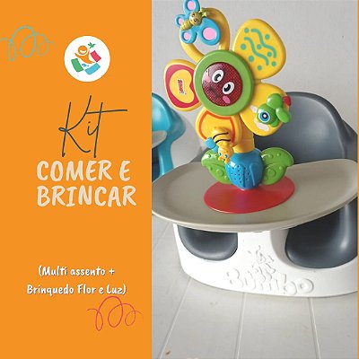 Kit Comer e Brincar 1 (Multi Assento + Flor Luz e Sons)