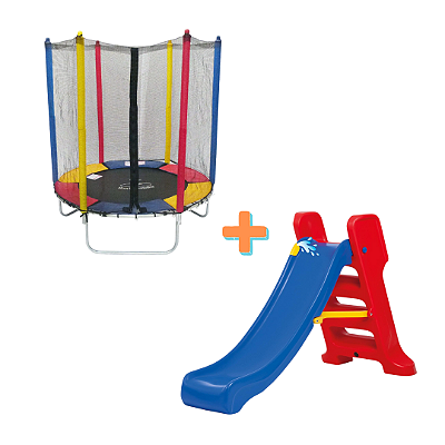 Escorregador + pula pula 1,40cm