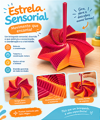 Estrela Sensorial Anti Stress Fidget