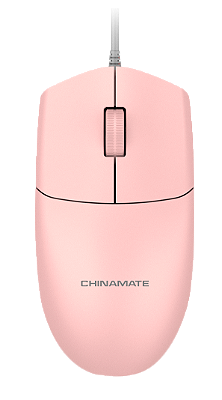 Mouse Office Cm15 C/Fio Rosa - Chinamate