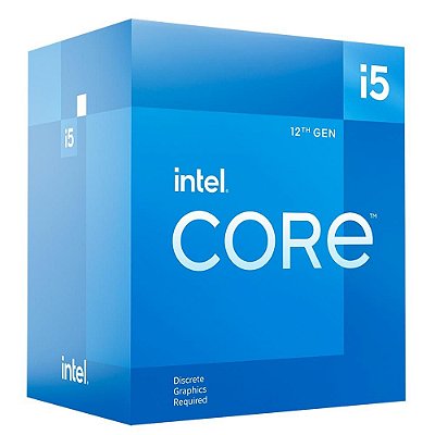 Processador Intel Core I5-12400f 2.5ghz (turbo 4.4ghz) Cache 18mb 6 Nucleos 12 Threads 12ª Ger Lga 1700 Bx8071512400f [F