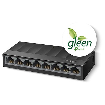 Switch Gigabit De Mesa Com 8 Portas 10/100/1000 Ls1008G Smb [F018]