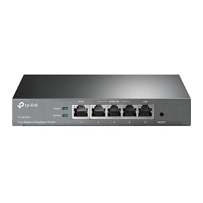 Roteador Load-balance 1 Wan +1 Lan + 3 Wan/lan Alternaveis Tl-r470t+ Smb [F018]