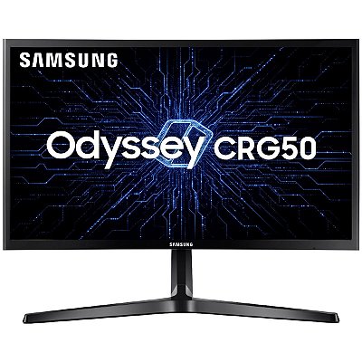 Monitor Samsung Curvo Odyssey 24" Fhd 144Hz Hdmi Dp Freesync Preto Série Crg50 - Lc24Rg50Fzlmzd [F018]
