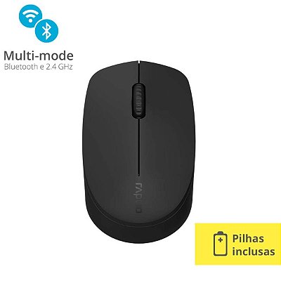 Mouse Sem Fio 1300Dpi Bluetooth Ra009 Preto [F018]