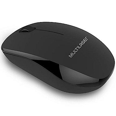 Mouse Sem Fio 2.4 Ghz 1200Dpi Usb Power Save Com Pilha Mo309 Preto [F018]