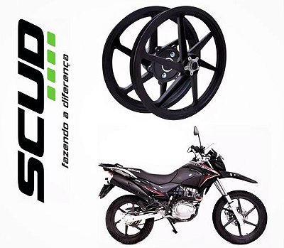 JOGO RODA BROSS ESD 6P PRETO SCUD 10370051-JOG789456