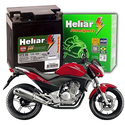 BATERIA TWIS/CB300/FAZER/LANDER HELIAR HTZ-7L-UND
