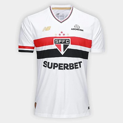 Camisa New Balance São Paulo Home 25/26 Torcedor Masculina