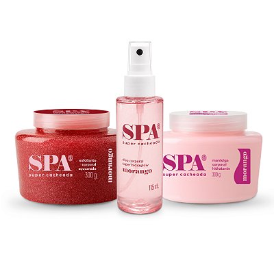 Kit Momento SPA Morango - Super Cacheada