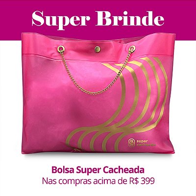 **👛** BRINDE - Bolsa Personalizada - Super Cacheada
