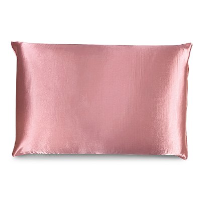 Fronha de Cetim Antifrizz Rosa - Super Cacheada