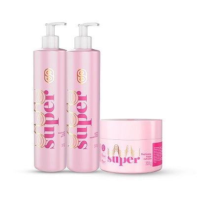 Kit Finalizadores com Super Nutrição - Super Cacheada