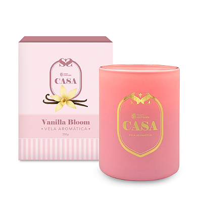 Vela Aromática Vanilla Bloom 200g - Super Cacheada