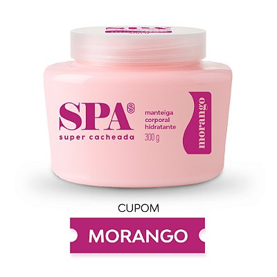 **🍓** Brinde - Manteiga Corporal Hidratante - Morango - 300g - Super Cacheada