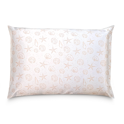 Fronha de Cetim Antifrizz Pérolas do Mar - Branca - Super Cacheada